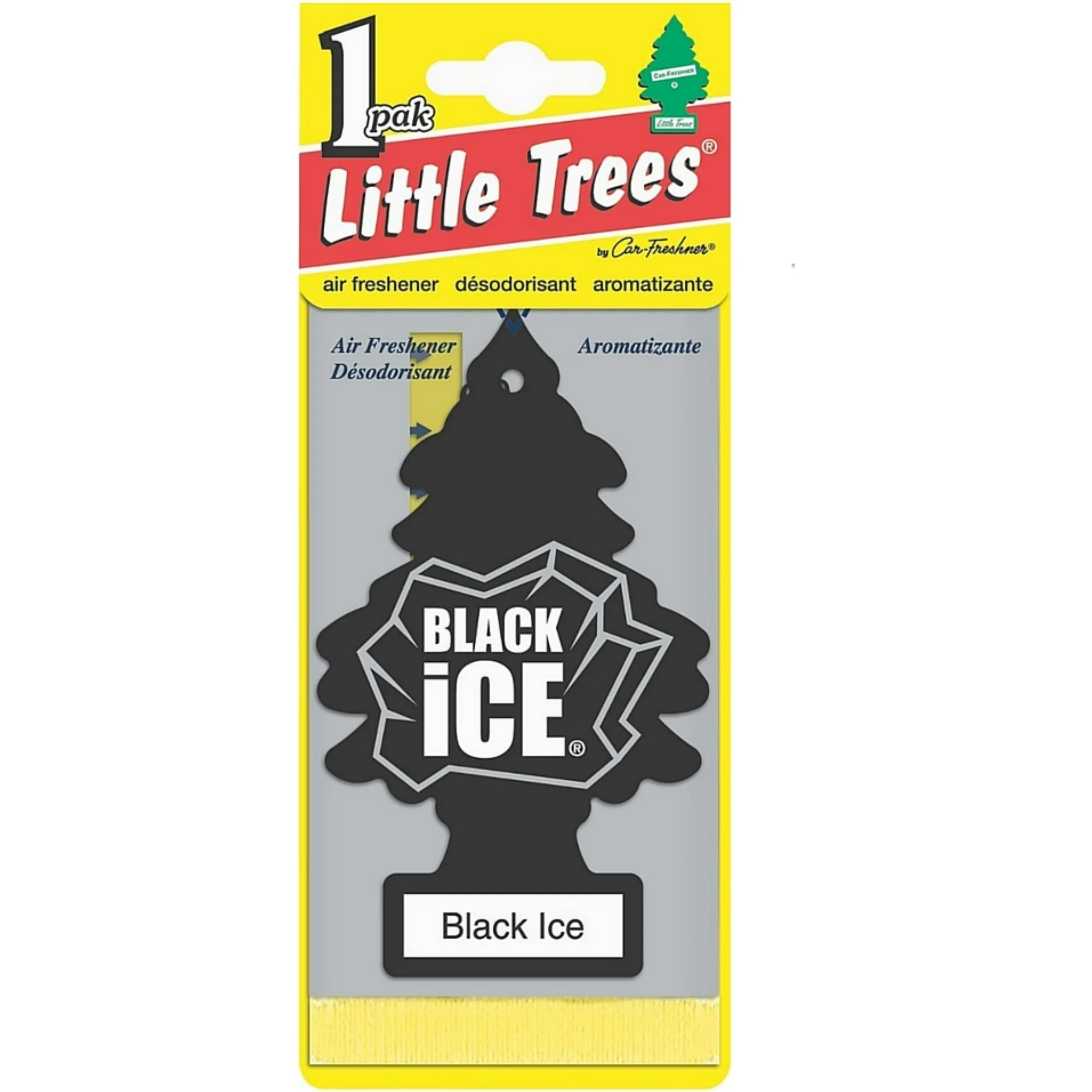 Amerykański zapach samochodowy LITTLE TREES "Black Ice"